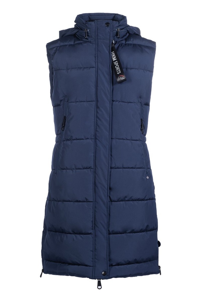 [143386900.0113] Gilet long -Misty- (XS, Bleu foncé)