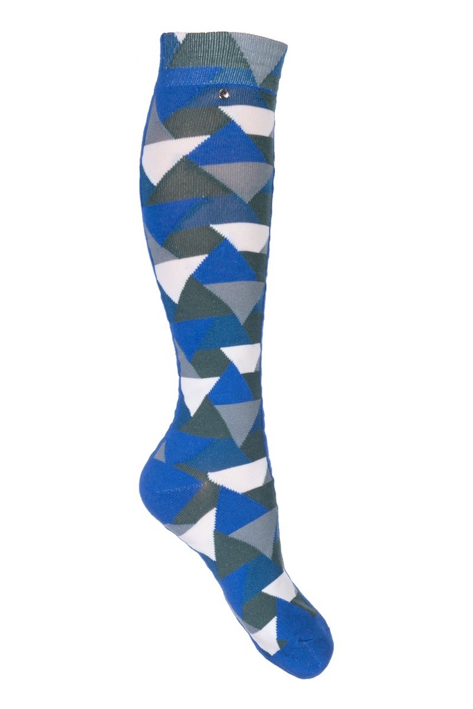 Riding socks -Boston- (35-38, Bleu royal)