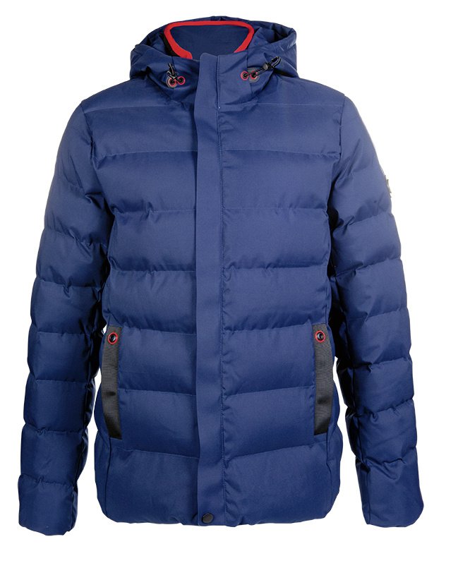 Men's quilted jacket -Hamburg- (XS, Bleu foncé)