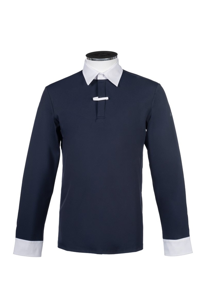Polo de concours hommes -Davie- (M, Bleu foncé)