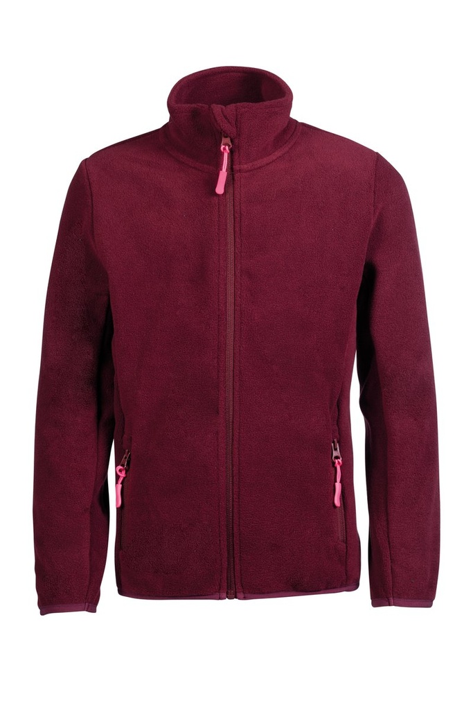 Fleece jacket -Anni- (146/152, Rouge foncé)