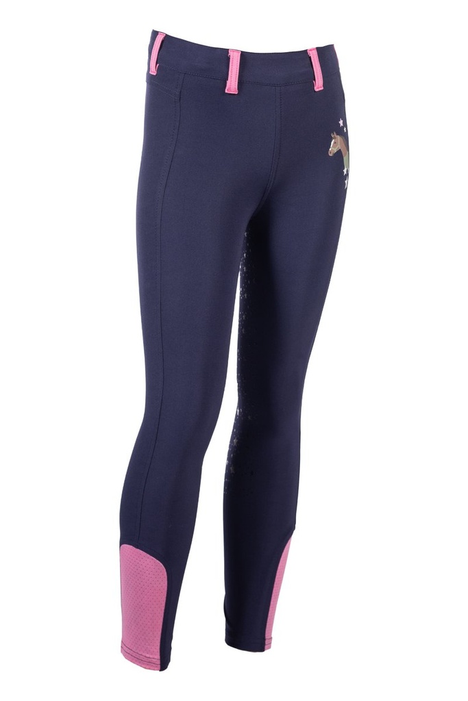 Leggings -Pony Dream II- fond 1/1 en silicone (146/152, Bleu foncé)