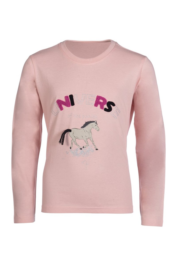 [149253800.1552] Polo à manches longues -Polly- (122/128, Rose)