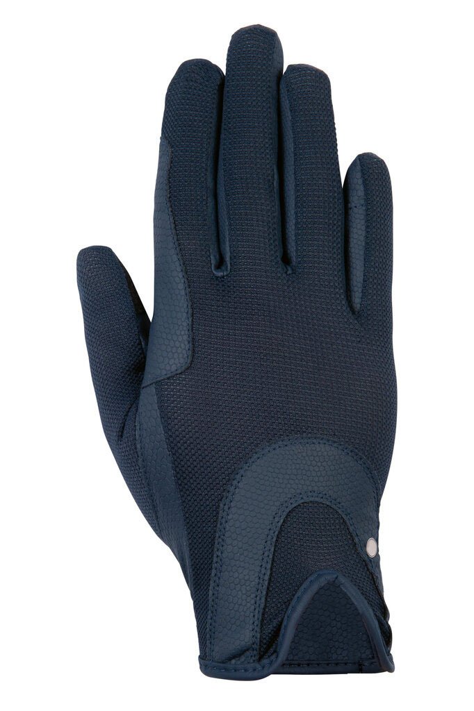 Riding gloves -Grip Mesh- (XS, Bleu foncé)