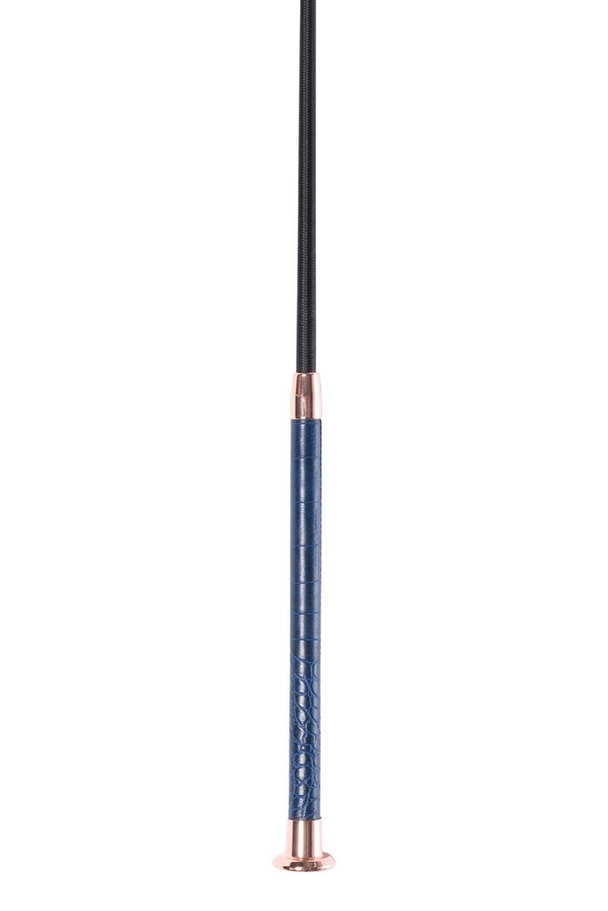 [146426900.0015] Cravache de dressage -Croco- (100, Bleu foncé)