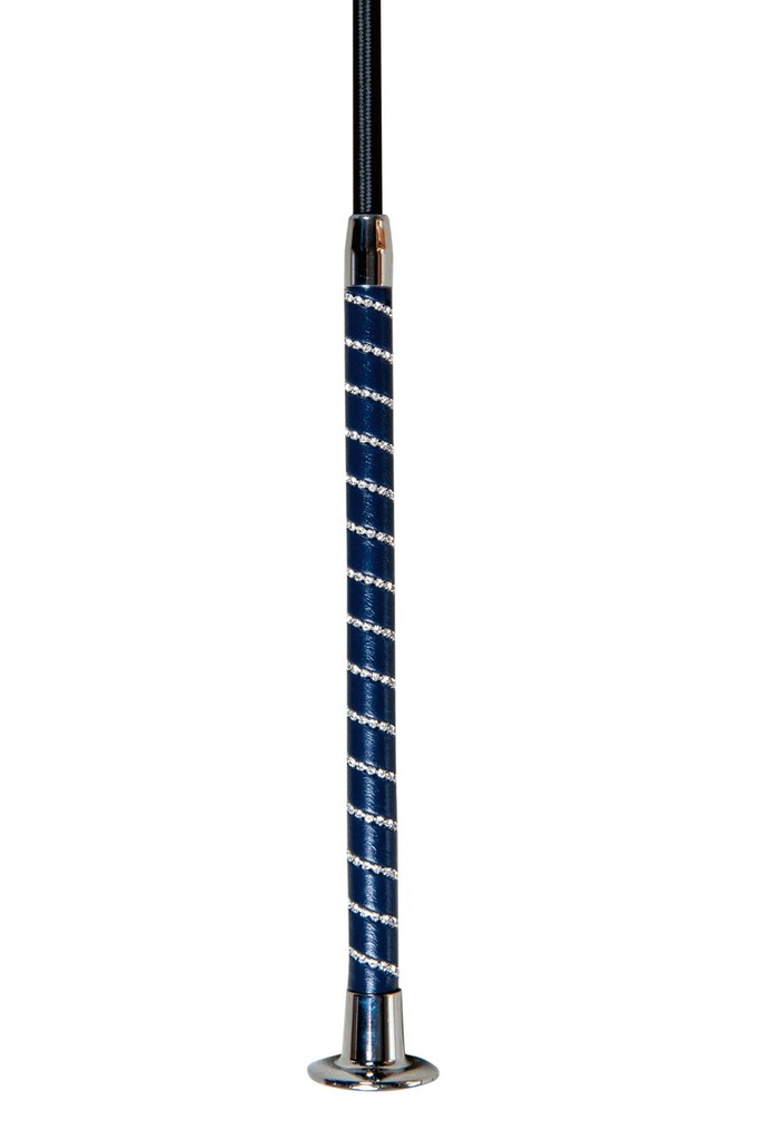 [132406900.0017] Cravache de dressage -Sparkle- (110, Bleu foncé)