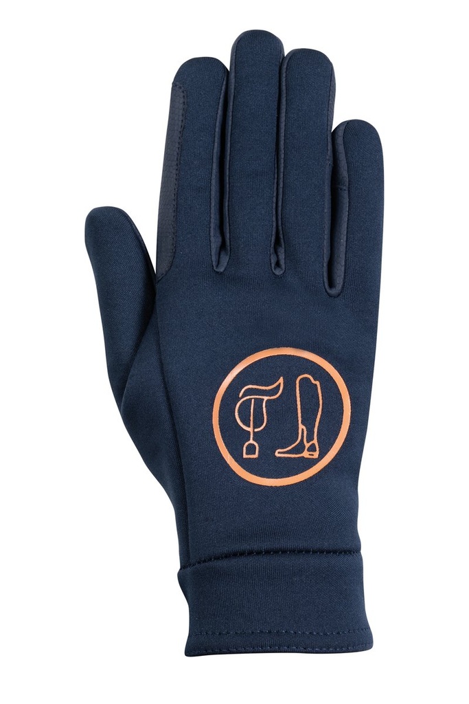 Riding gloves -Lyon- (Bleu foncé)