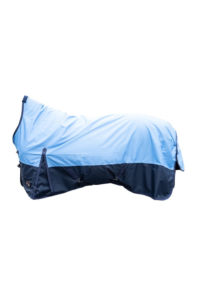 Couverture highneck -Norwich- 600D doublure lisse (115, Bleu foncé/bleu clair)