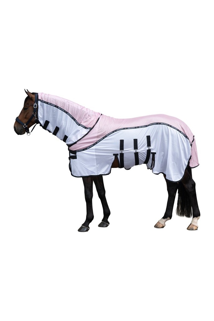 Couverture anti-mouches -Light- (115, Rose/Blanc)