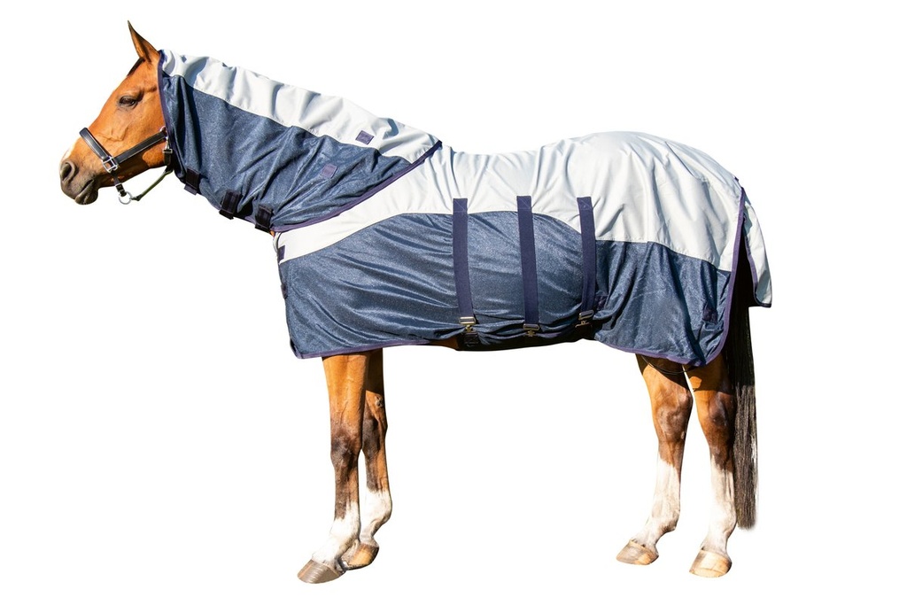 Fly rug -Rain- with neck part & belly flap