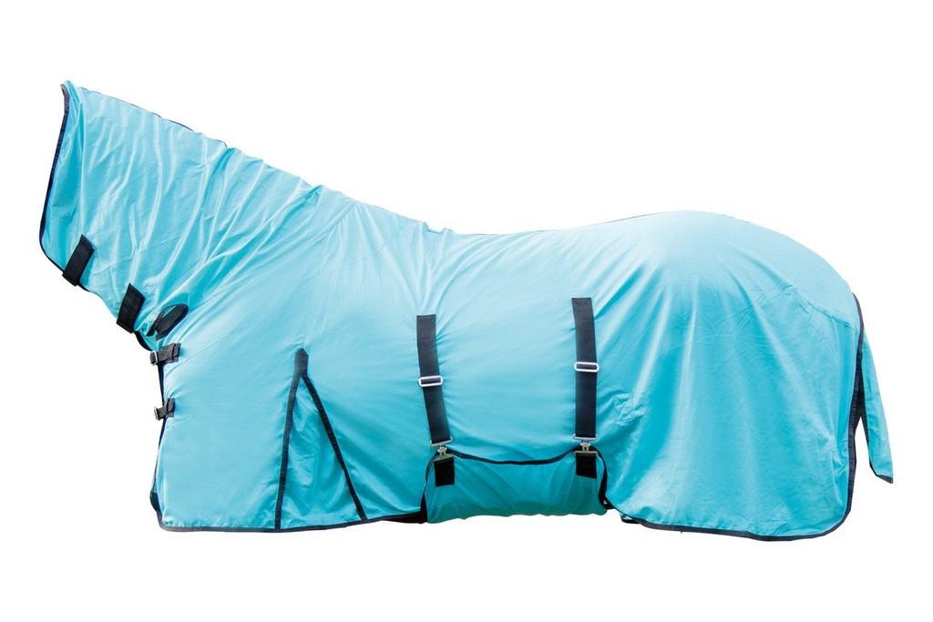 Fly rug with neck -Aqua-