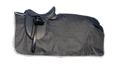 Couvre-reins imperméable avec découpe de selle (125)