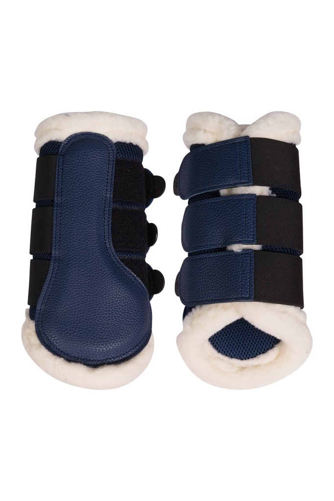 Guêtres -Comfort Premium Mesh- avec fourrure (XS, dark blue)