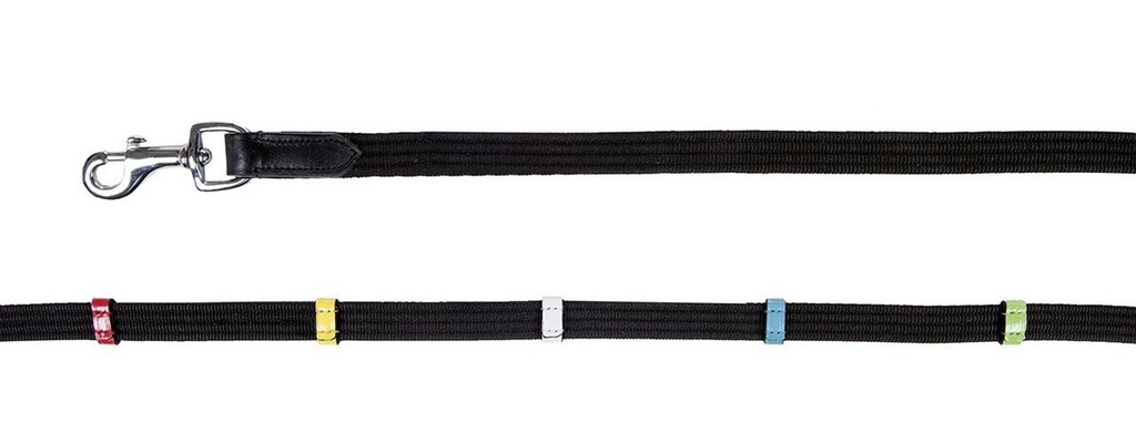 Web reins with coloured loops (Poney)