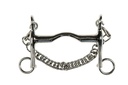 Mors de bride en inox, 16 mm, chaîne 7 cm