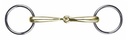 Mors de filet en maillechort, 14 mm