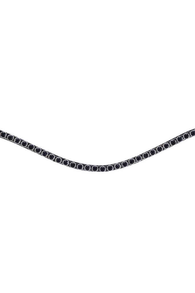 Browband -Precious- (Poney, Noir)