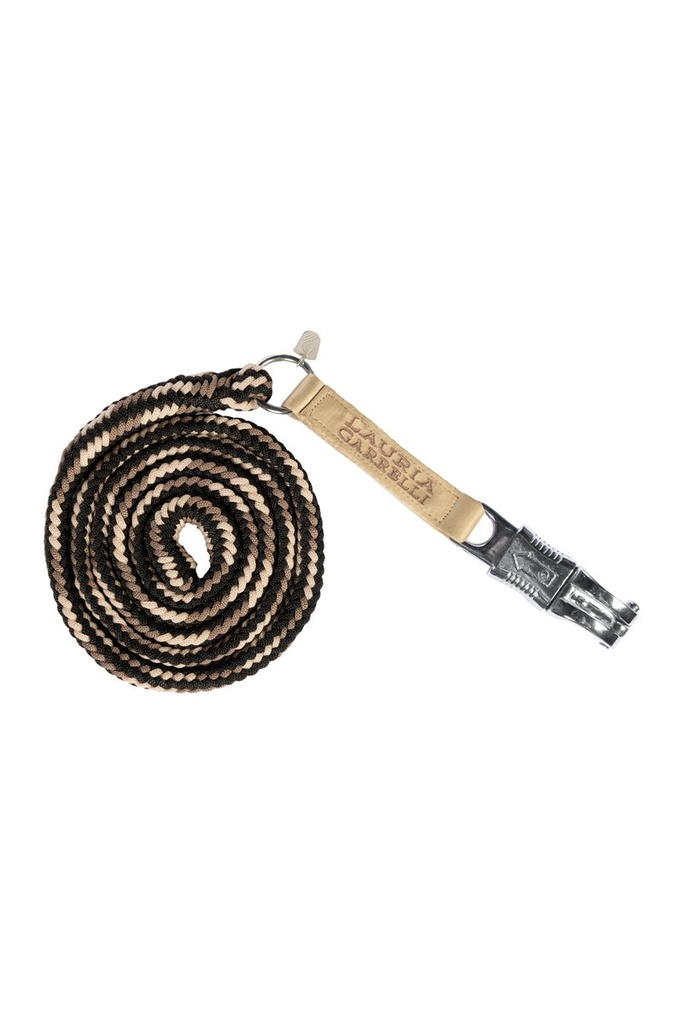 Lead rope -Amalfi- with panic hook (Beige)