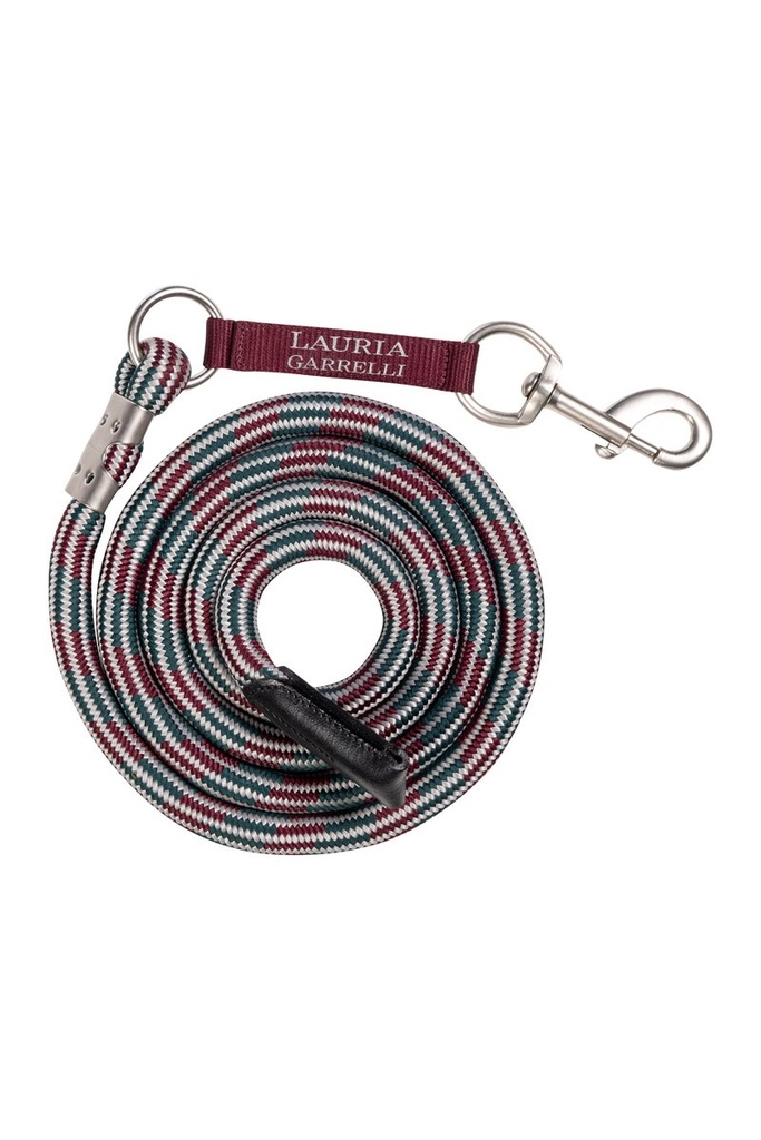 Lead rope -Livigno- with snap hook (Bordeaux)