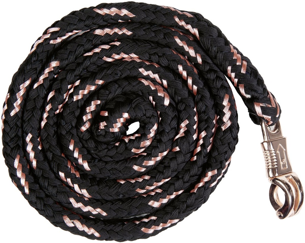 Longe -Rosegold- avec mousqueton anti-panique