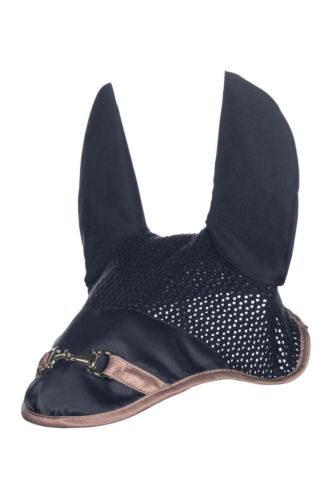 [151116900.0621] Bonnet anti-mouches -Golden Bit- (Poney, Bleu foncé)