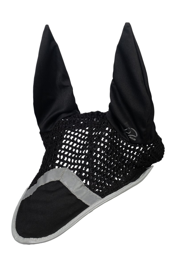 [141929171.0621] Bonnet anti-mouches -Reflective- (Poney, Noir/argenté)
