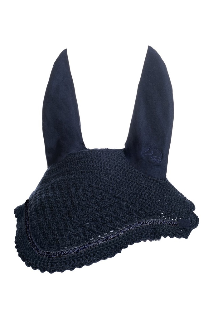[146176900.0621] Bonnet anti-mouches -Daphne- (Poney, Bleu foncé)