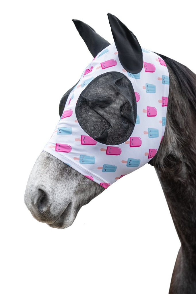 [150001239.0621] Masque anti-mouches -Ice Cream- (Poney)