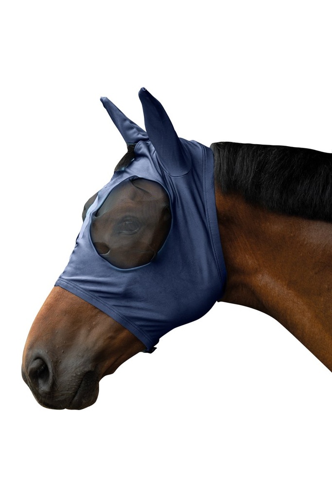 Masque anti-mouches -Elastic- (XS, Bleu foncé)