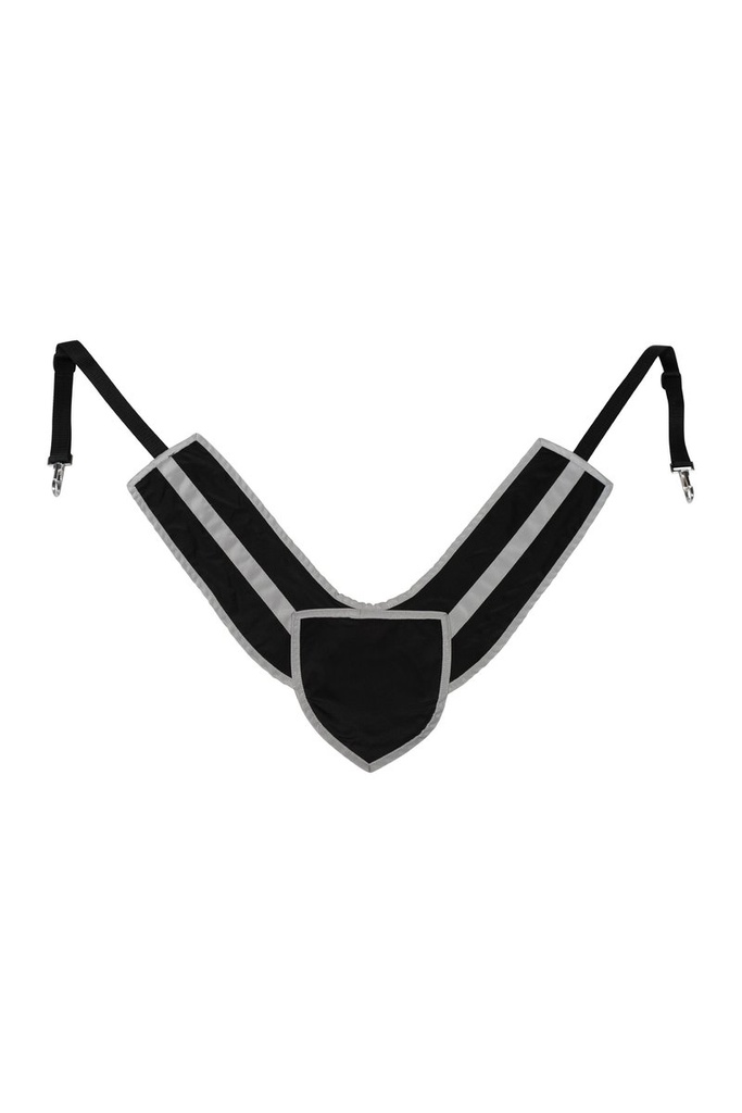 [141949171] Collier de chasse -Reflective- (Noir/argenté)