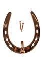 Horseshoe hook made of brass