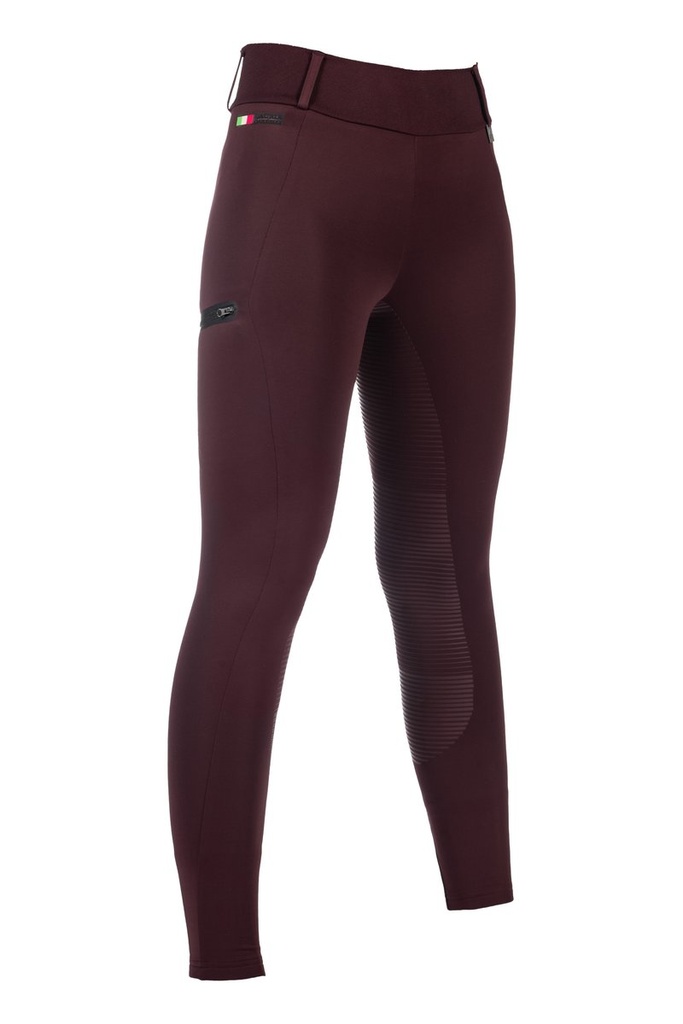 [148853296.0516] Leggings -Livigno- fond 1/1 en silicone (36, Bordeaux)