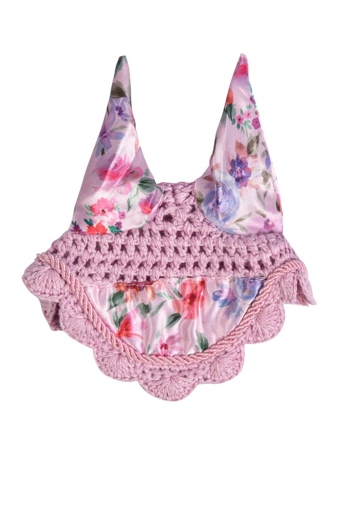 Ear bonnet -Hobby Horsing Print- (Fleuri)
