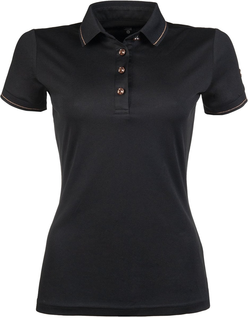 [127599178.0113] Polo -Rosegold Glamour- Style (XS, Noir/or rose)