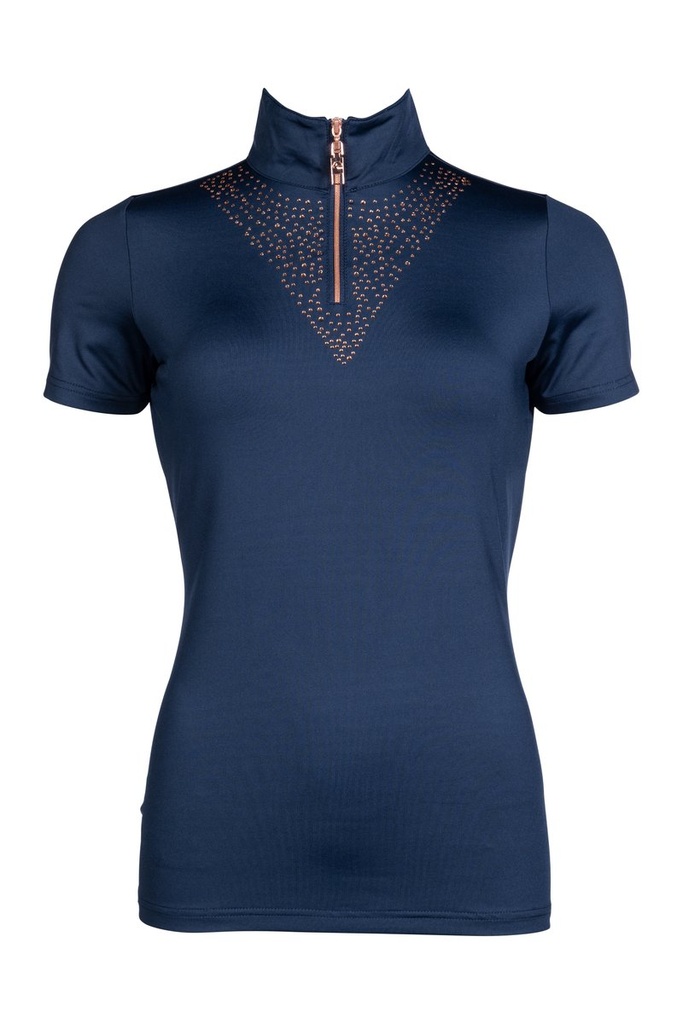 Shirt fonctionnel -Rosegold Glamour- Style (L, dark blue)