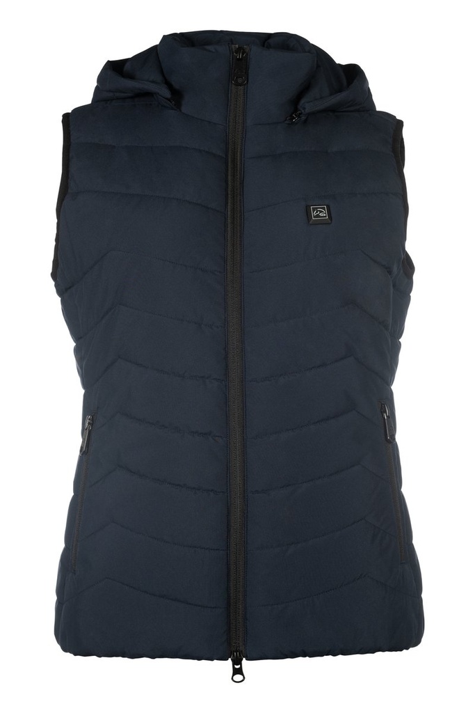 [149446900.0113] Gilet chauffant -High Temperature- Style sa. batt. (XS, Bleu foncé)