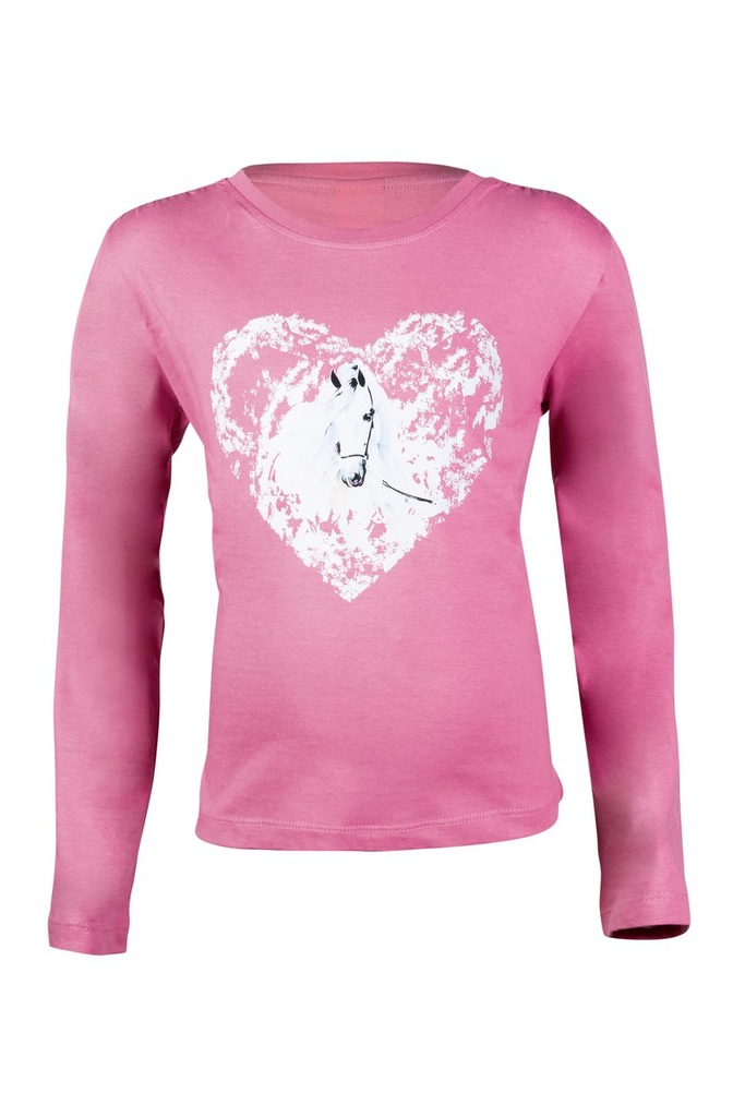 Longsleeve shirt -Horse Spirit- (146/152, Rose)