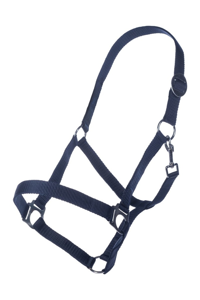Head collar -Classic- (Poney, Bleu foncé)