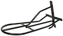 Metal saddle rack, black