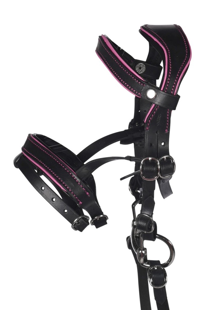 [HKM-15843] Leather bridle Manchester -Hobby Horsing-