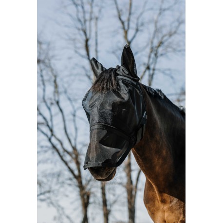 Masque anti-mouches anti-UV EQUITHÈME - 2 en 1