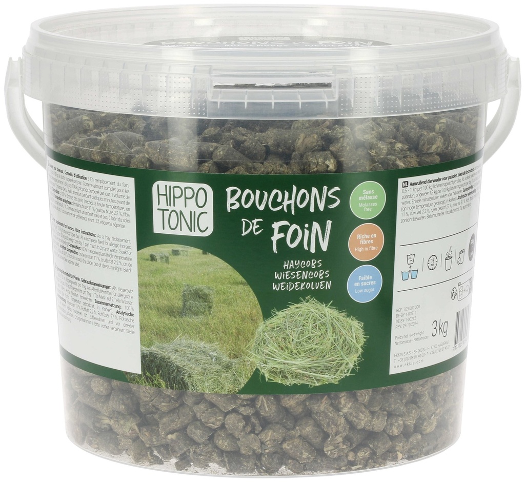 [709609300] Bouchons de foin HIPPOTONIC (3 kg)
