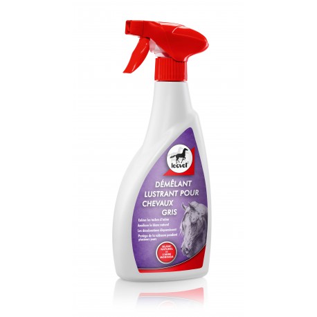 Démêlant LEOVET Chevaux gris, spray