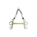 Mors Pelham METALAB - Flexi Soft droit branches courtes