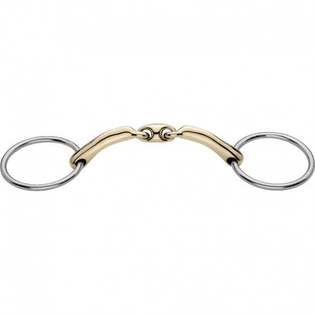 Mors 2 anneaux SPRENGER "Novocontact", double brisure, 16 mm