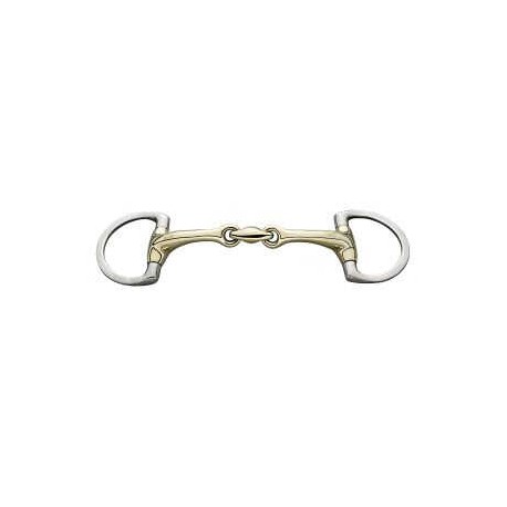 Mors olive double brisure anneaux en D 14 mm SPRENGER "Dynamic RS"