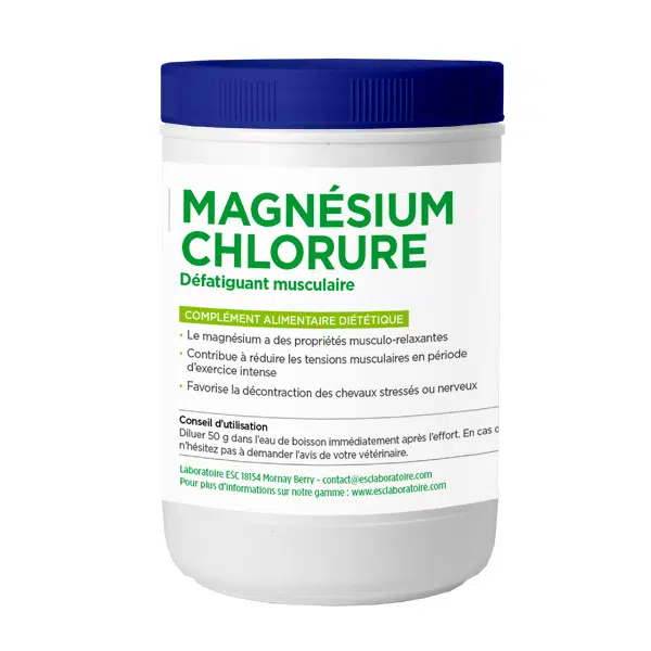 [3760268172389] CHLORURE DE MAGNÉSIUM – Récupération musculaire et gestion du stress pour cheval