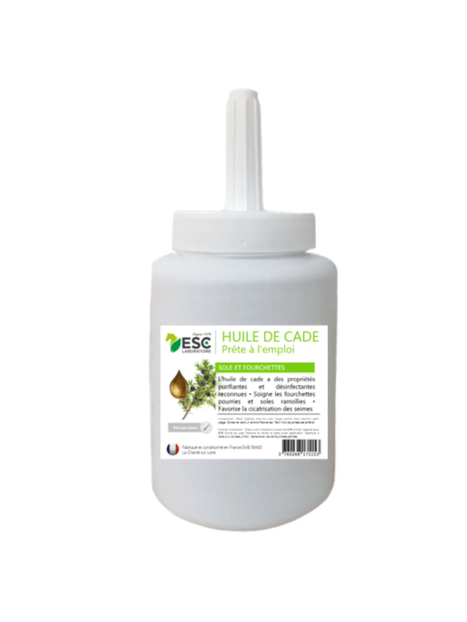 HUILE DE CADE – Assainit et protège les sabots de l'humidité