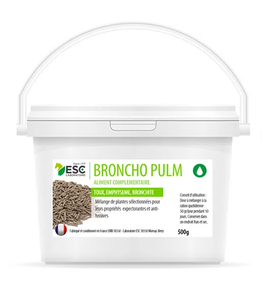 BRONCHO PULM – Respiration et refroidissement du cheval – Complément aux plantes enrichi