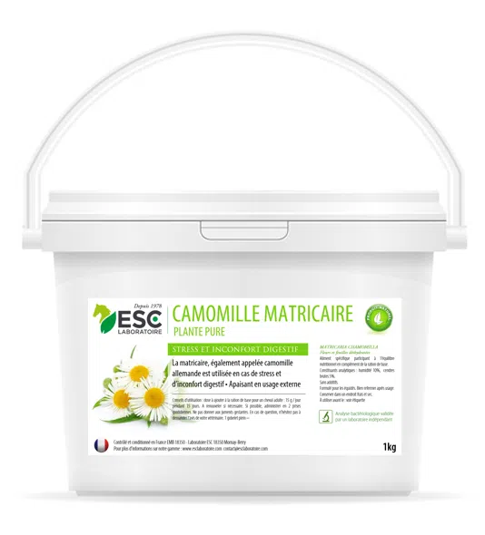 MATRIX CAMOMILLE – Stress et inconfort digestif pour chevaux – Plante pure